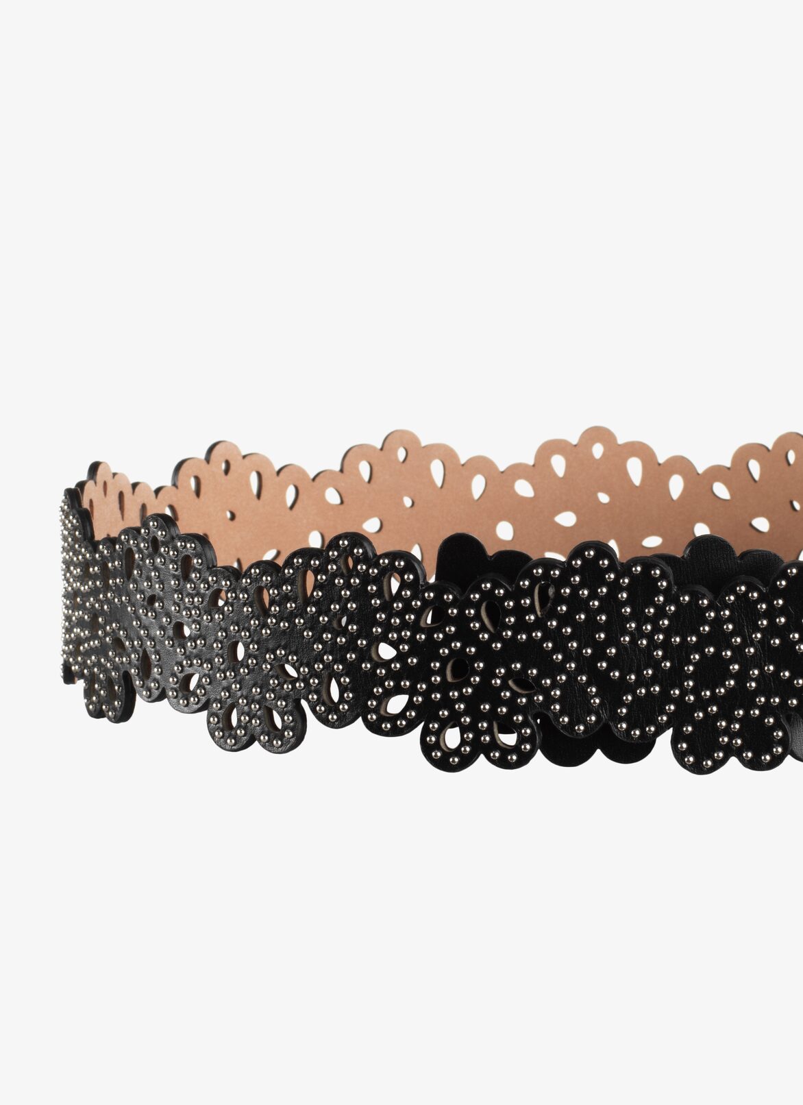 Calfskin Belt ALAÏA BLACK CALFSKIN BELT
